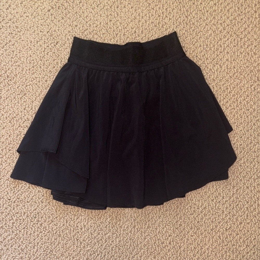 Lululemon Black Pleated Tennis Skirt Size 0